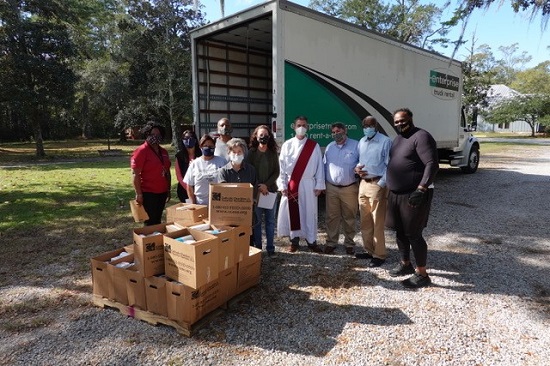 Sacred Heart Church Opens New Food for Seniors Distribution Site In Lacombe, La