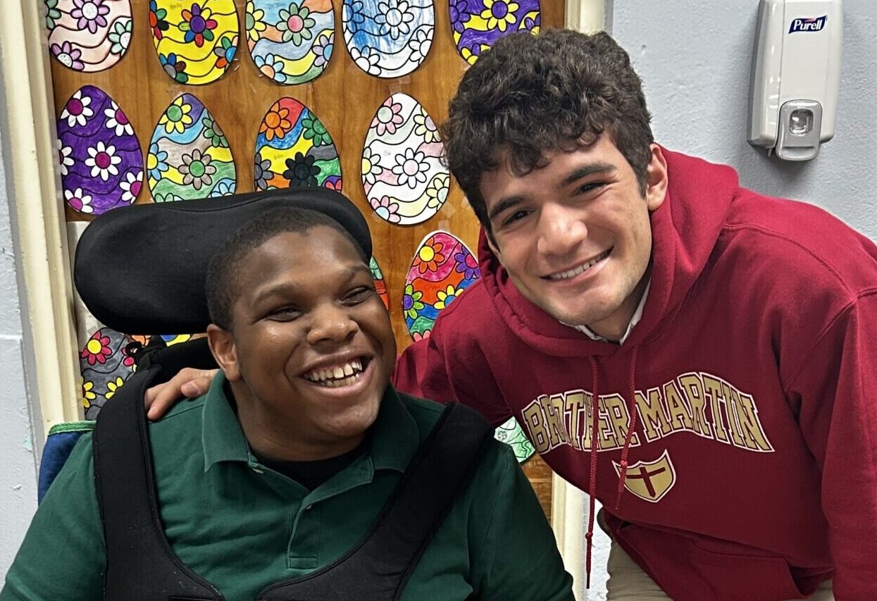 Nola.com: ‘They have a special bond’: Volunteer from Brother Martin brings joy to Padua House resident