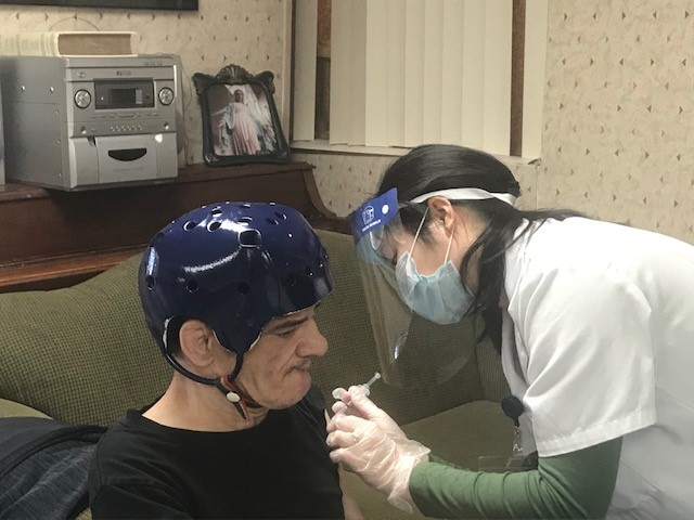 Padua Clients Receive COVID-19 Vaccine