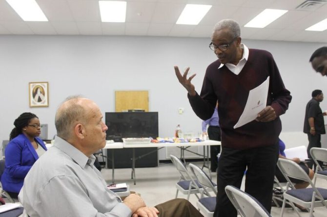 Ronnie Moore Leading a Discussion at the 2015 Symposium for Systemic Change